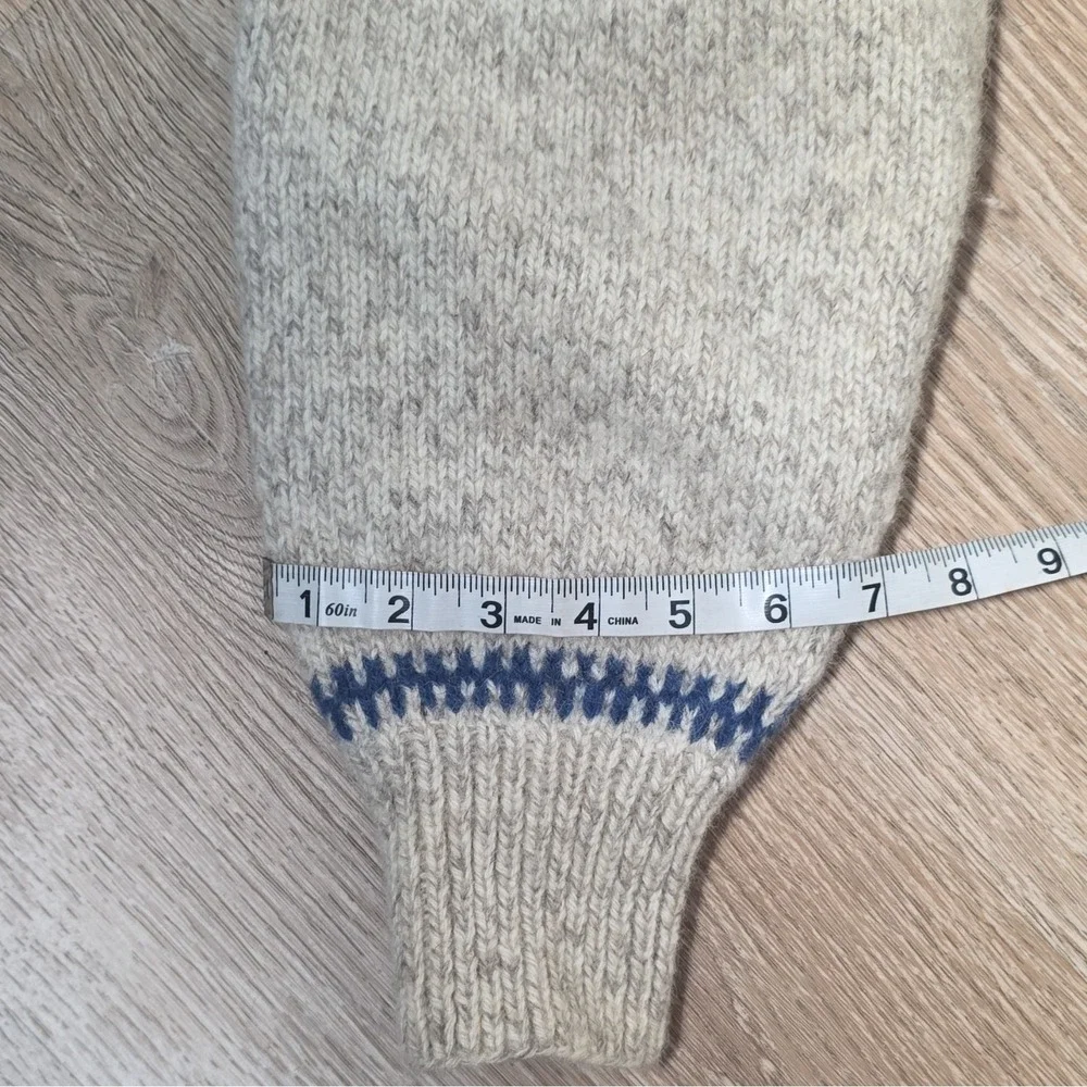Vintage Danspin Wool Fair Isle Knit Pullover Sweater Crewneck Long Sleeve S